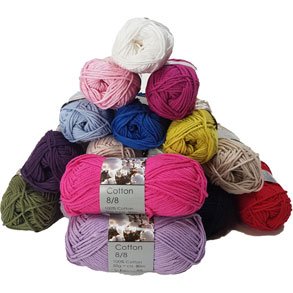 Cotton 8/8 – populært allround bomuldsgarn