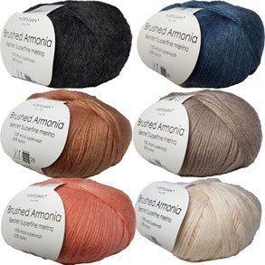 Brushed Armonia Borstad Superfine Superwash Ullgarn