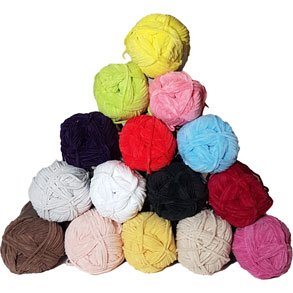 Lammy Chenille 4  50 GR - Tykt  Bamse Garn