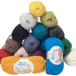 Hjerte Alpaca Garn Hjertegarn