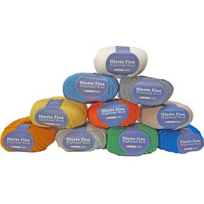 Filtgarn - Hjerte Fine Highland ullgarn