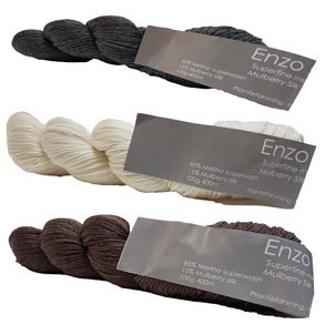 Hjertegarn Enzo Silk Superfine Kradsefrit Uldgarn