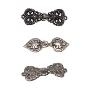 Lukning Tin Gl.Sølv - Til Cardigan & Striktrøjer