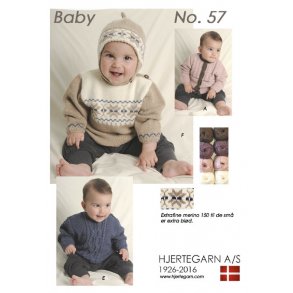 Baby strikkeopskrifter nr 57