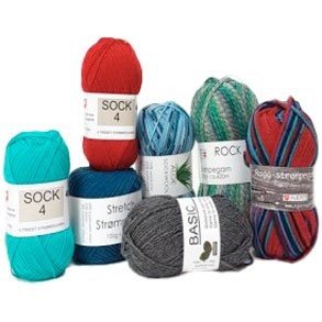 Strumpgarn/sockgarn på erbjudande