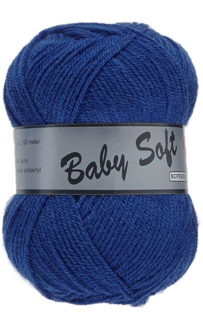 Baby Soft Yarn Lammy - Blødt Baby Garn Fv 039 Koboltblå
