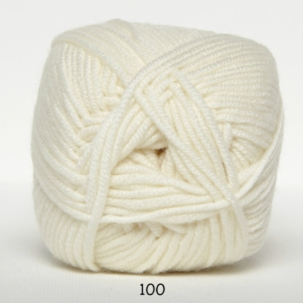 Billede af Hjertegarn Extrafine Merino 90 Garn- fv 100 Råhvid