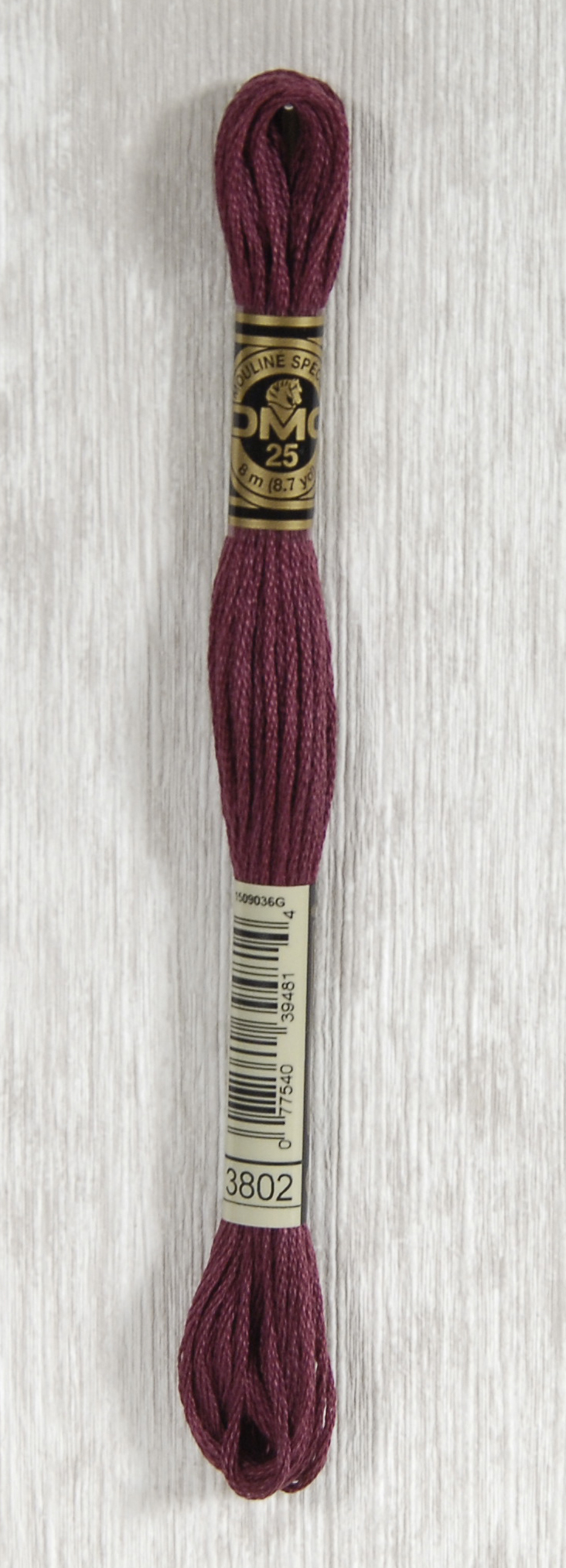 DMC Mouliné Spécial 25 Broderigarn - Farve 3802 billede