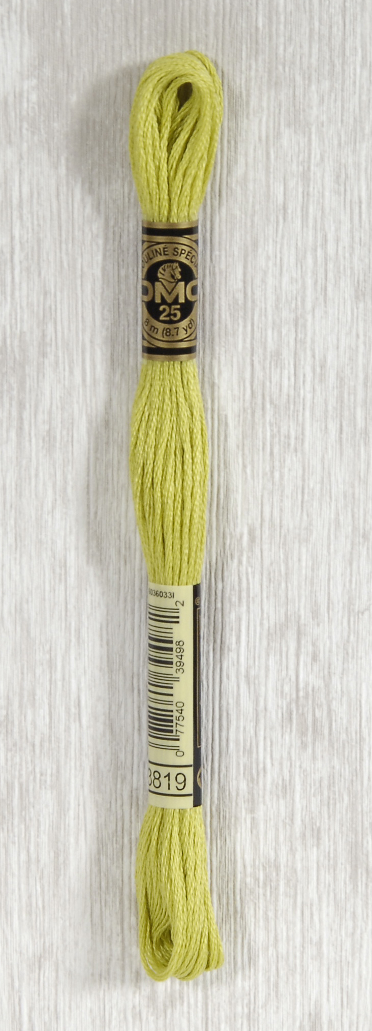 DMC Mouliné Spécial 25 Broderigarn - Farve 3819 billede