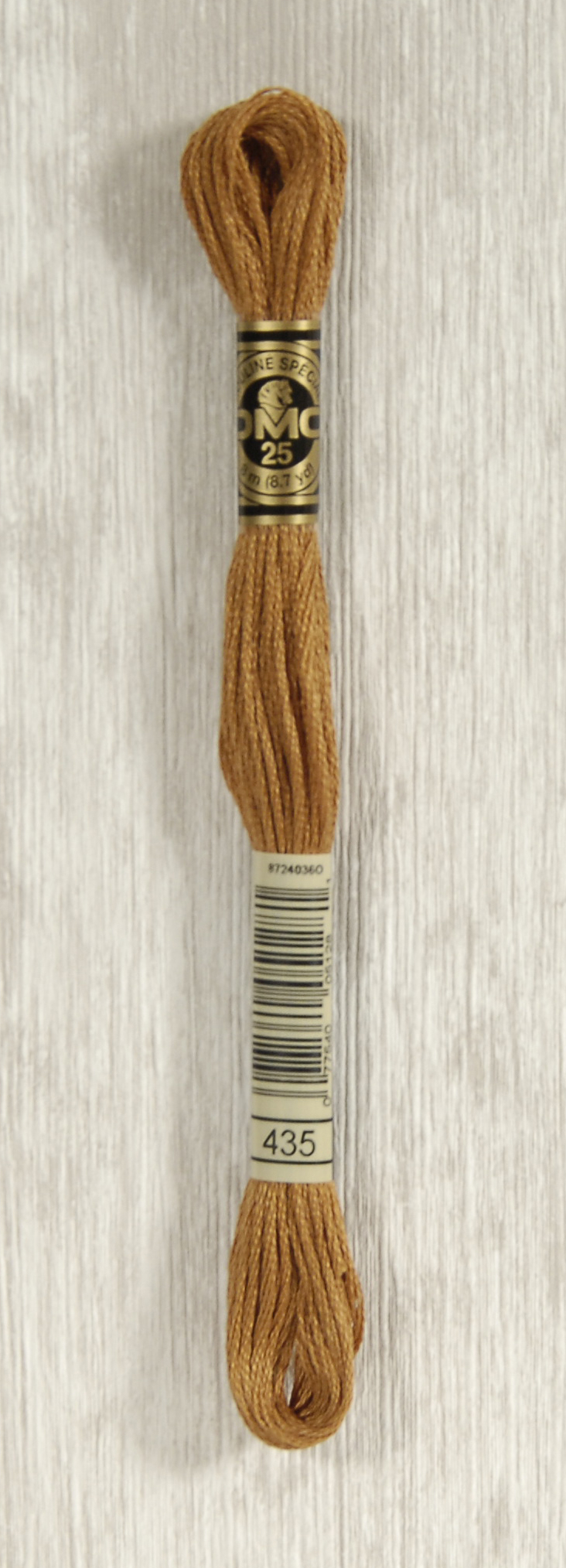 DMC Mouliné Spécial 25 Broderigarn - Farve 435 billede