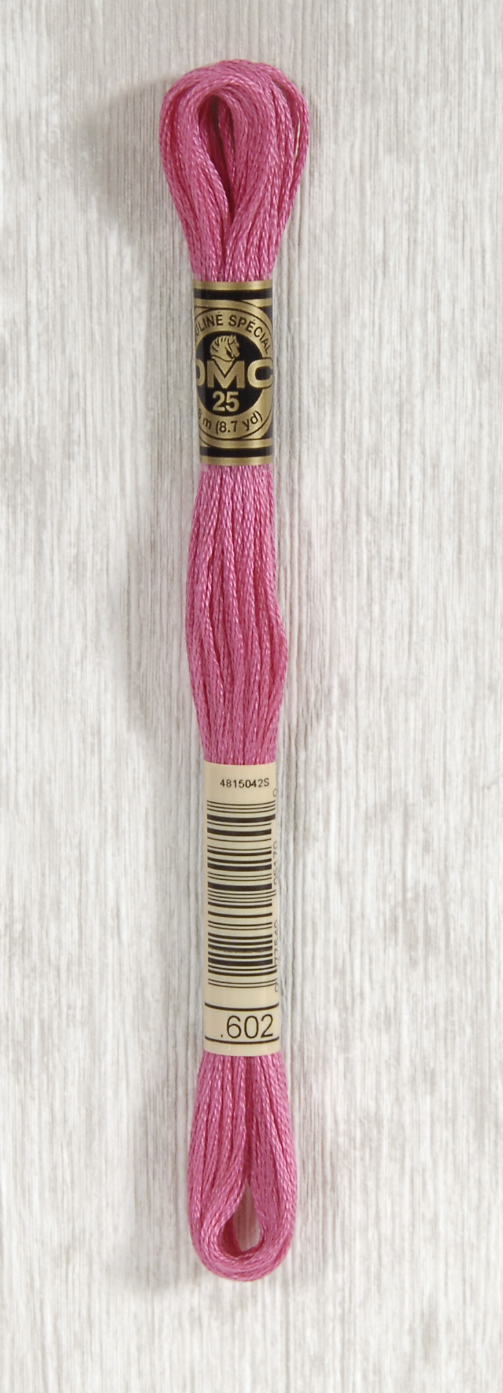 DMC Mouliné Spécial 25 Broderigarn - Farve 602 billede