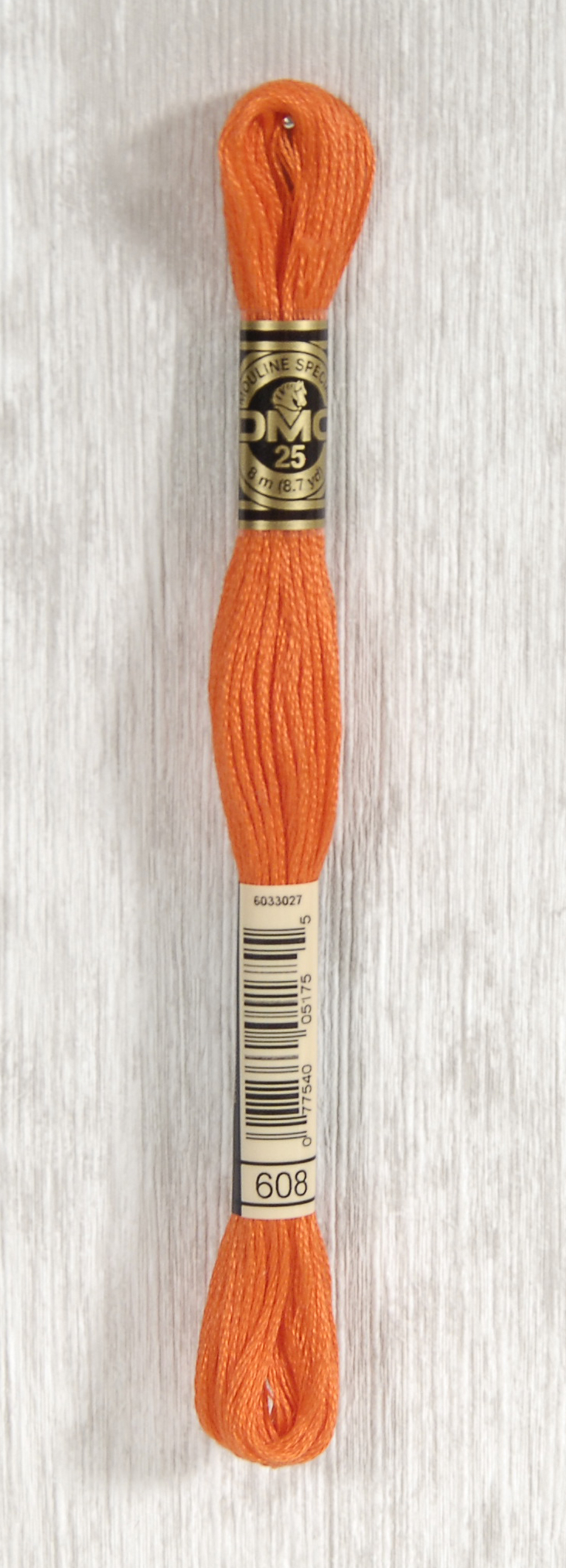 DMC Mouliné Spécial 25 Broderigarn - Farve 608 billede