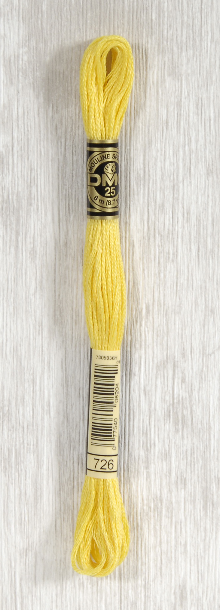 DMC Mouliné Spécial 25 Broderigarn - Farve 726 billede