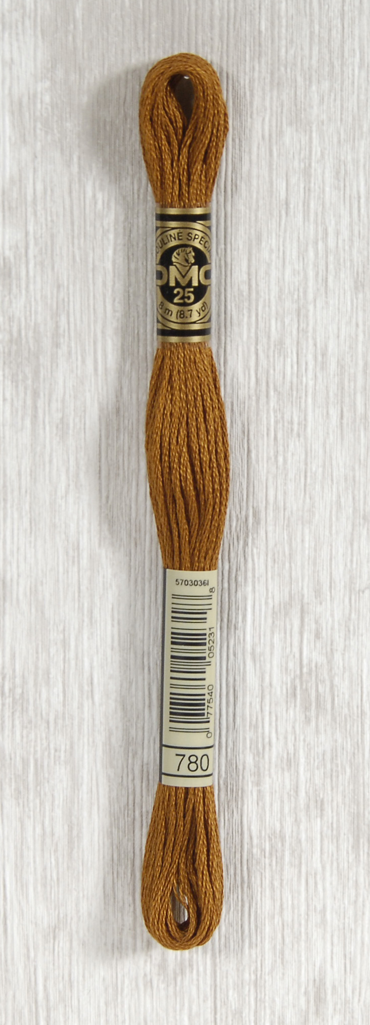 DMC Mouliné Spécial 25 Broderigarn - Farve 780 billede