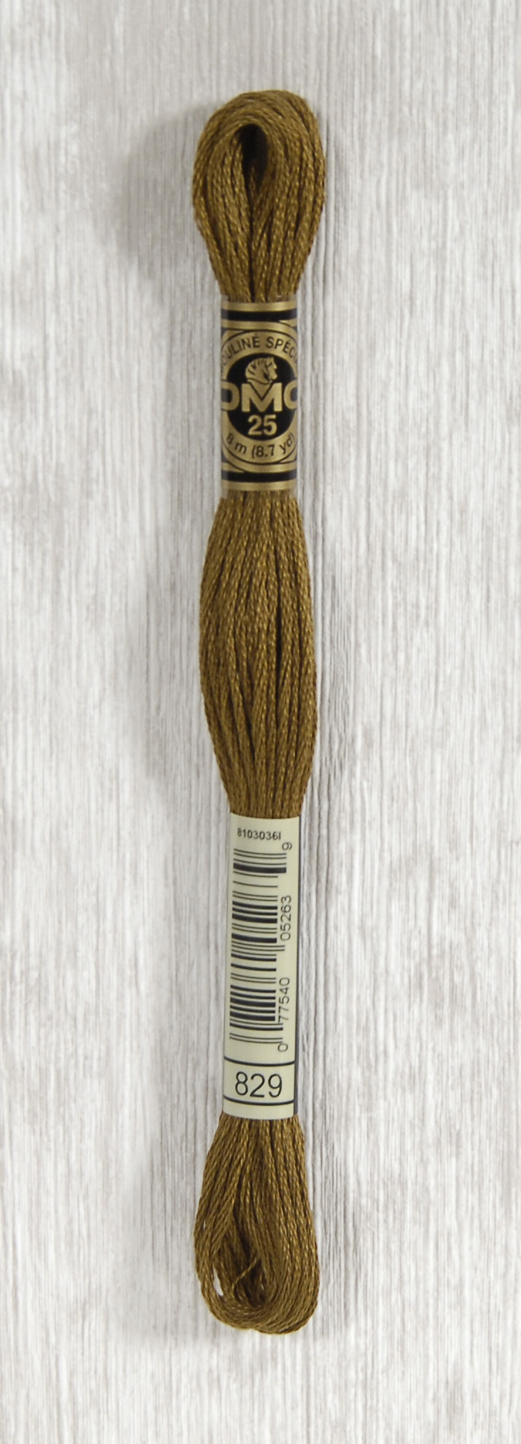 DMC Mouliné Spécial 25 Broderigarn - Farve 829 billede