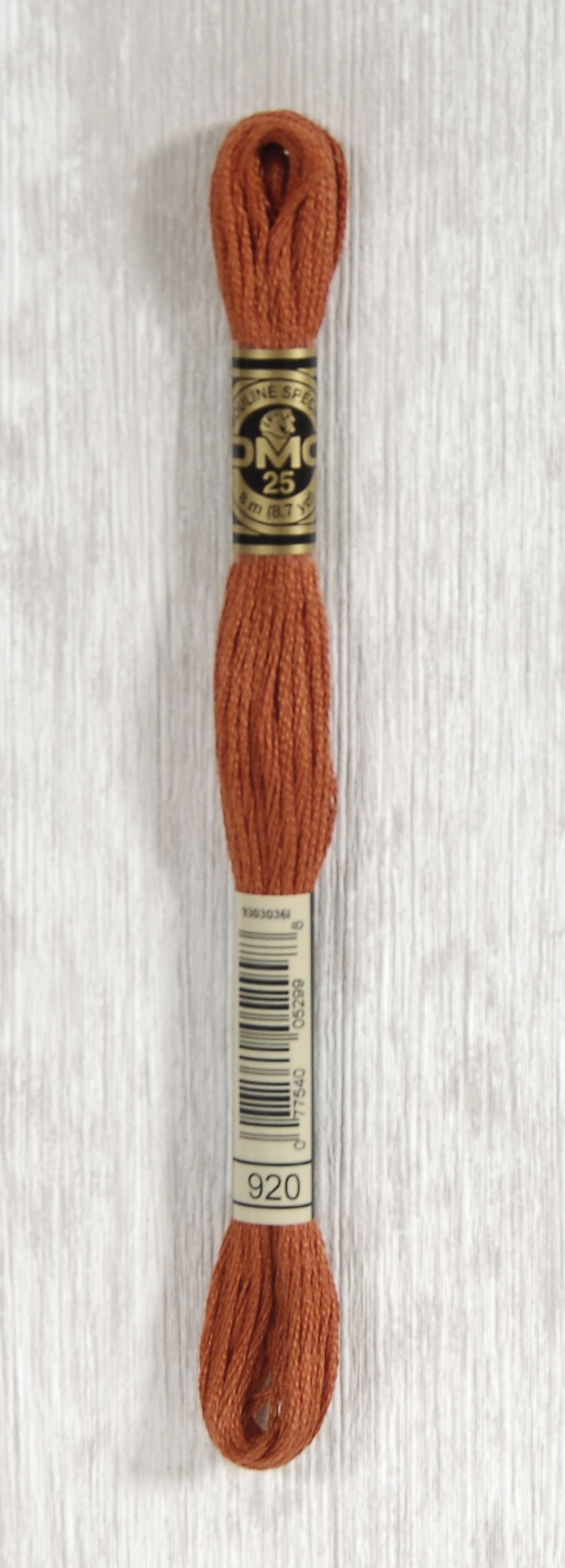 DMC Mouliné Spécial 25 Broderigarn - Farve 920 billede