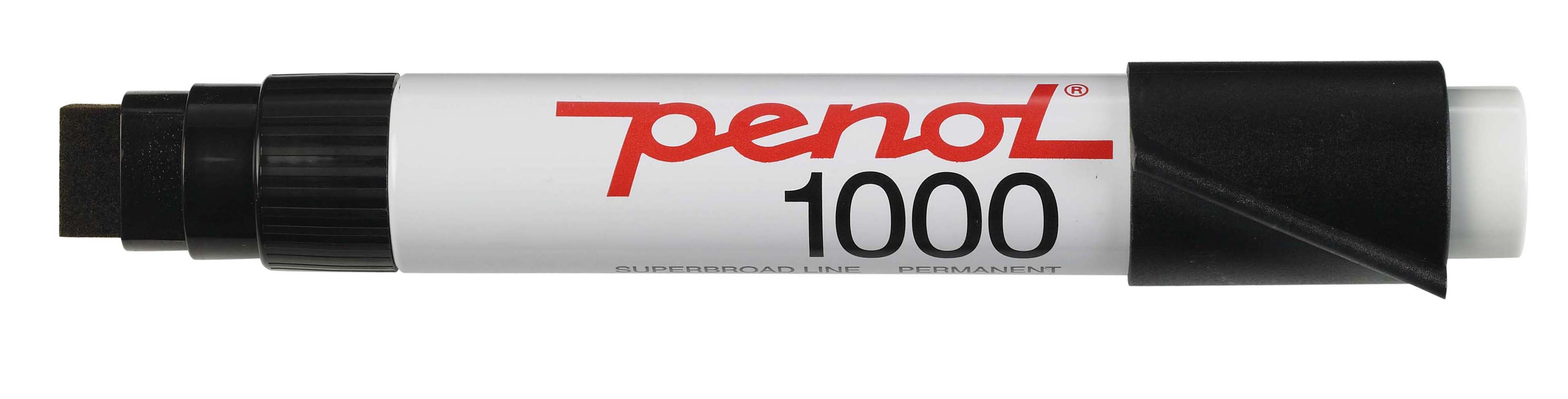 Se Marker Penol 1000 3-16mm sort permanent hos Vivi´s Butik