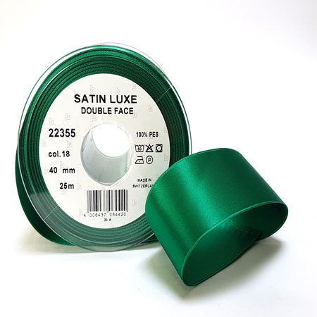 Billede af Satin bånd - Grøn satin bånd - nr 18 6 mm