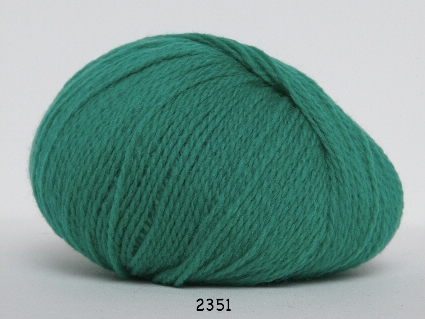 2: Hjerte Fine Highland Wool - Uldgarn - Hjertegarn - fv 2351 Græs Grøn