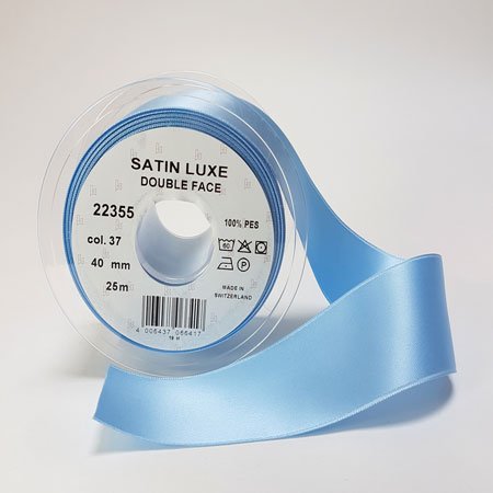 Billede af Satin bånd - Lys Blå satin bånd - nr 37 6 mm