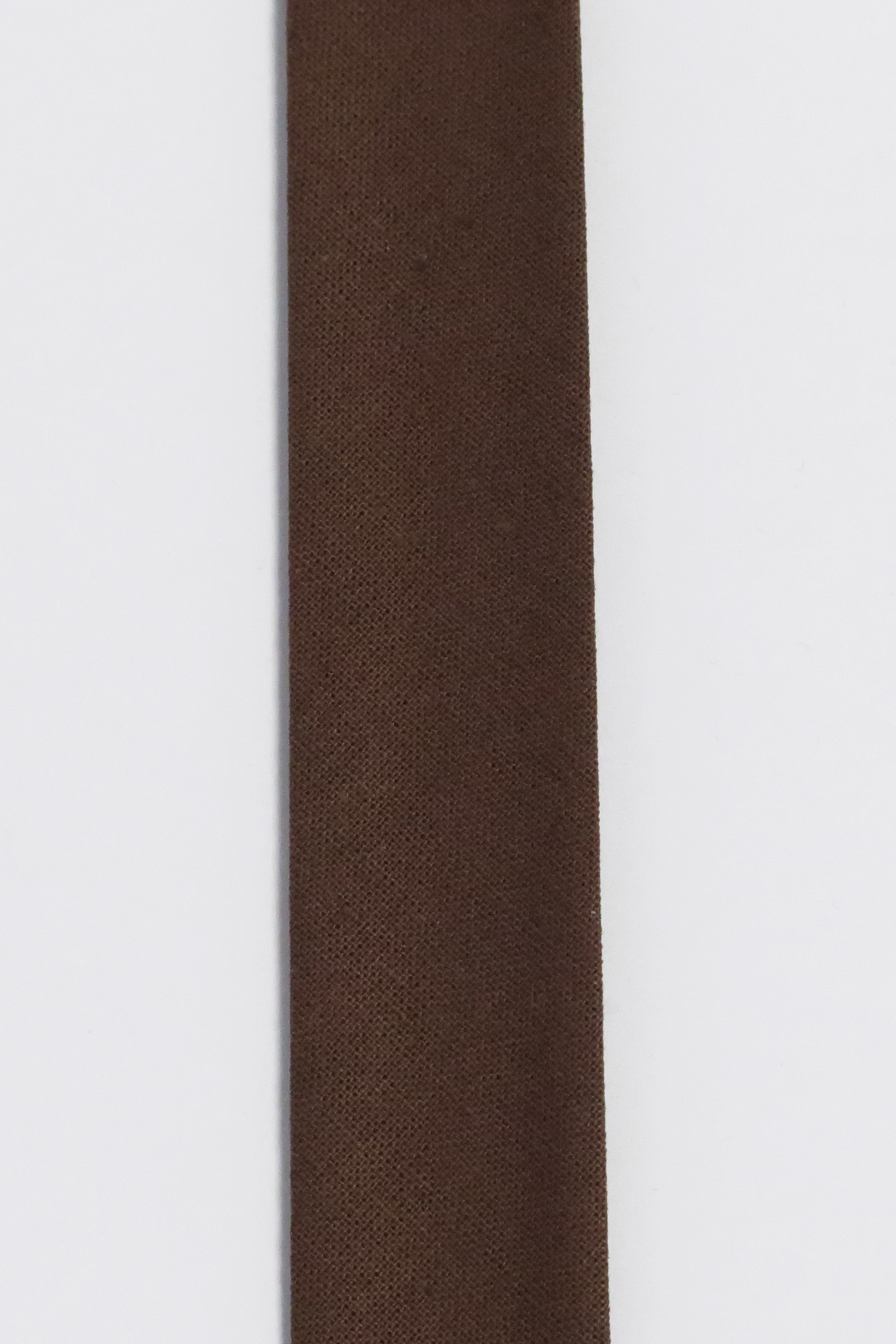 Kantbånd/Skråbånd Bomuld 20 mm Bredde Fv 4187 Chokolade Brun