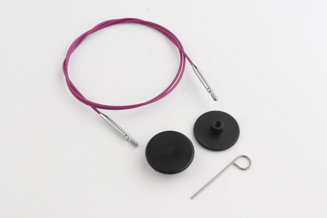 KNITPRO RUNDPINDEKABEL M/swivel 80 cm - 10644