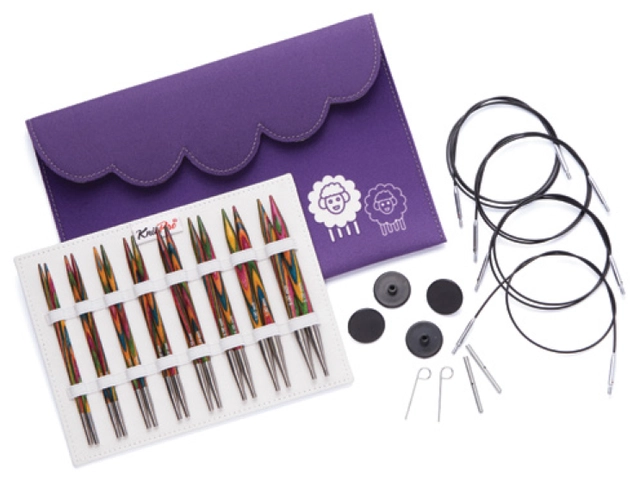 KnitPro Symfonie Deluxe udskifteligt rundpindesæt 3,58 mm