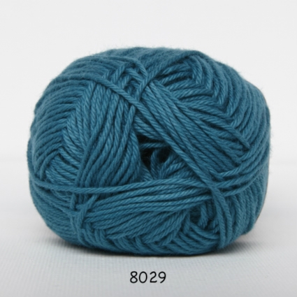 Cotton nr. 8/4 - Bomuldsgarn til hækling - fv 8029 Jade Grøn