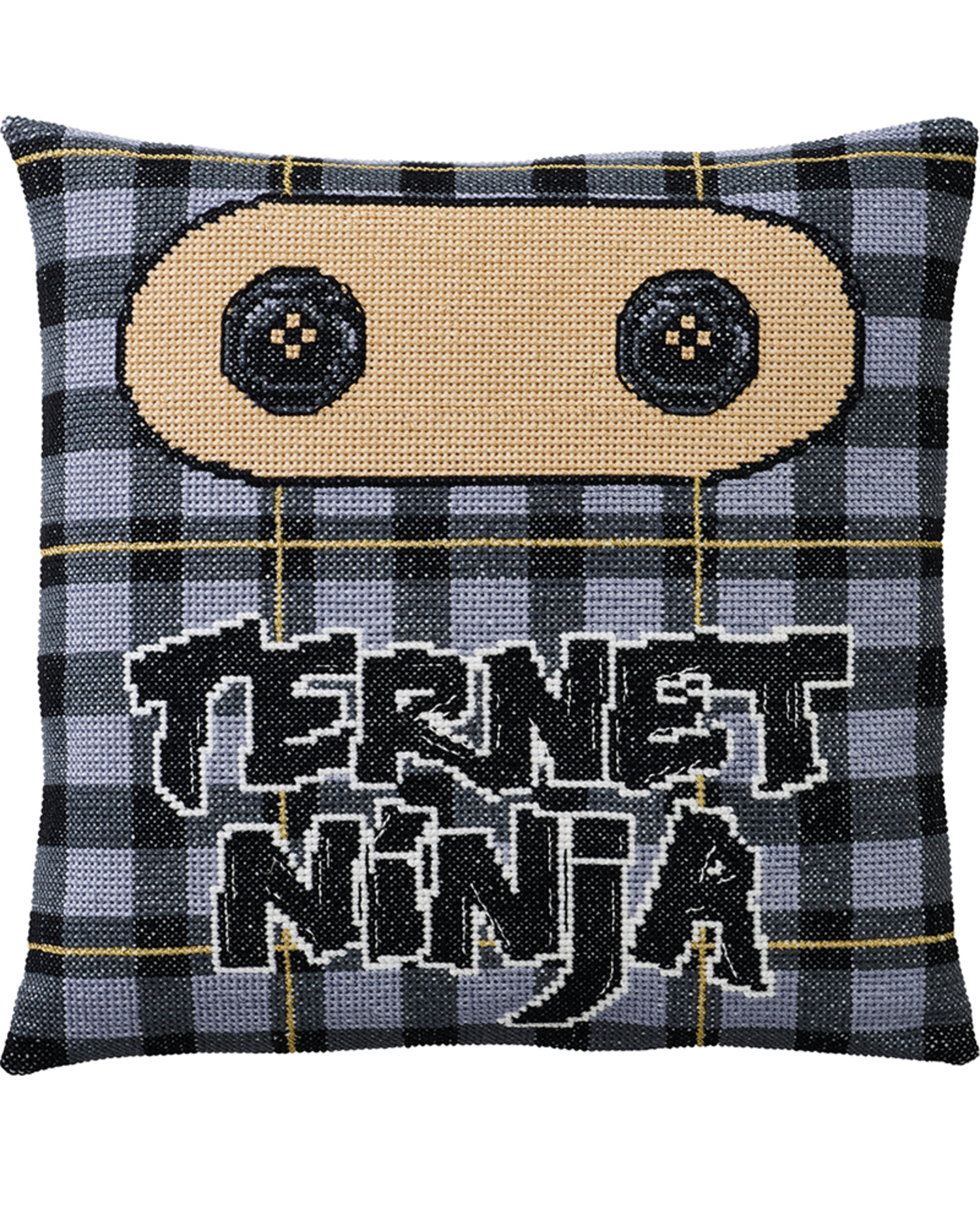 Ternet Ninja Pude Broderi Kit Permin 83-5521