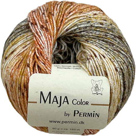 Maja Permin - Flerfarvet Bomuldsgarn - 881339 Lerjord