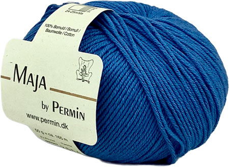 Maja Permin - 100% Bomuldsgarn Fv 880367 Jeans