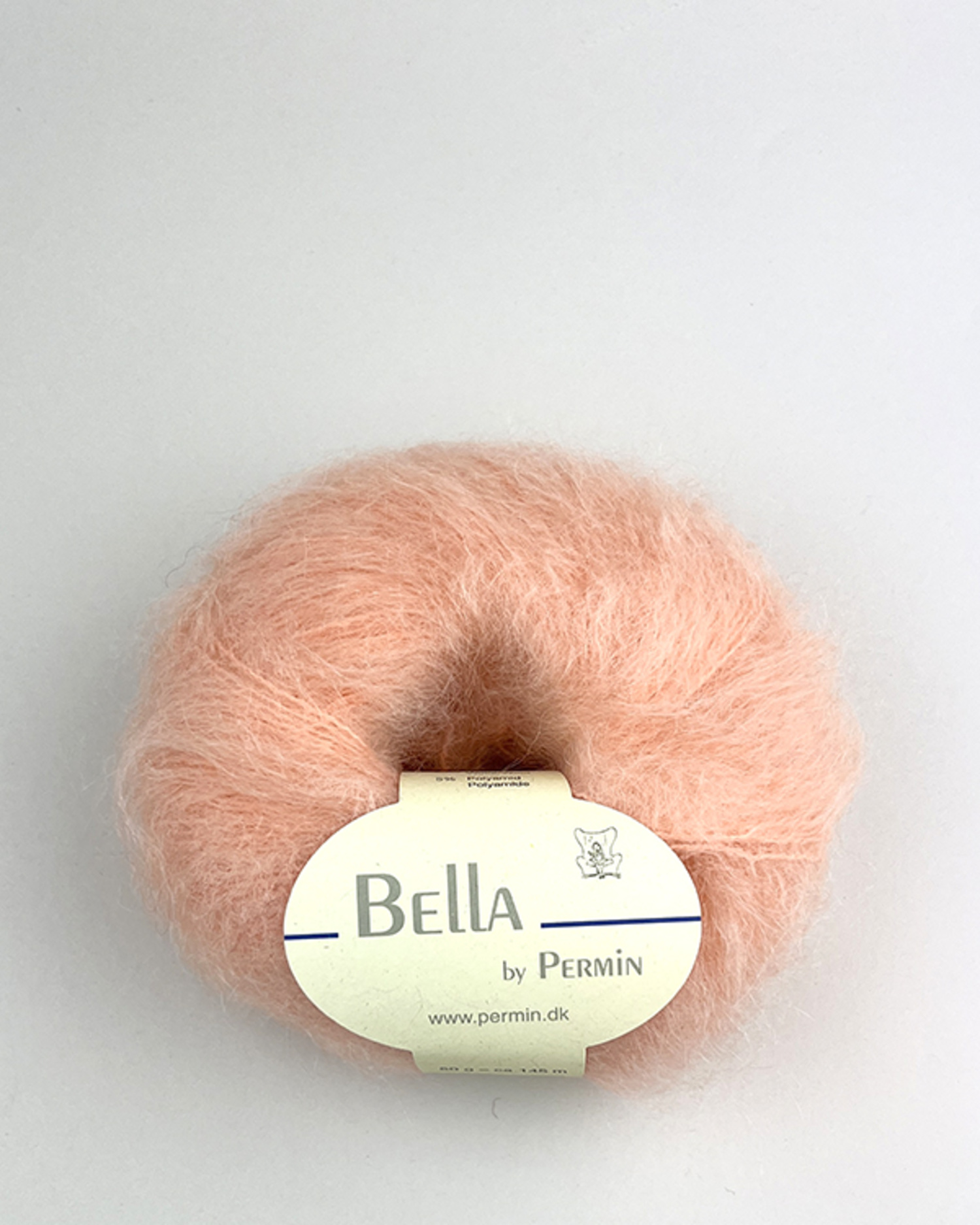 product-Bella Permin garn - Mohairgarn med uldgarn & polyamid - fv 883297 Flamingo