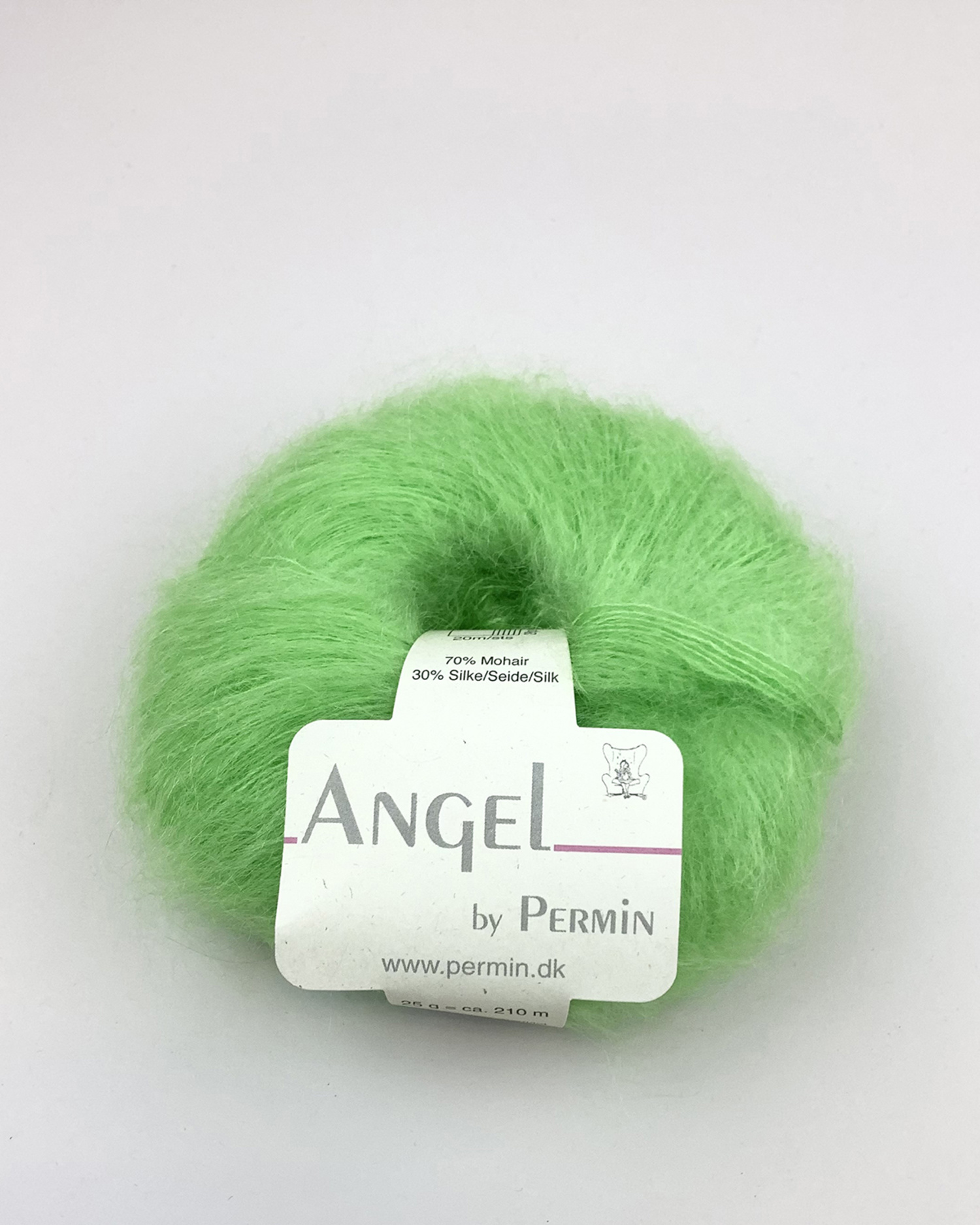 product-Angel Permin - Mohair og silkegarn -  8841107 Jelly green