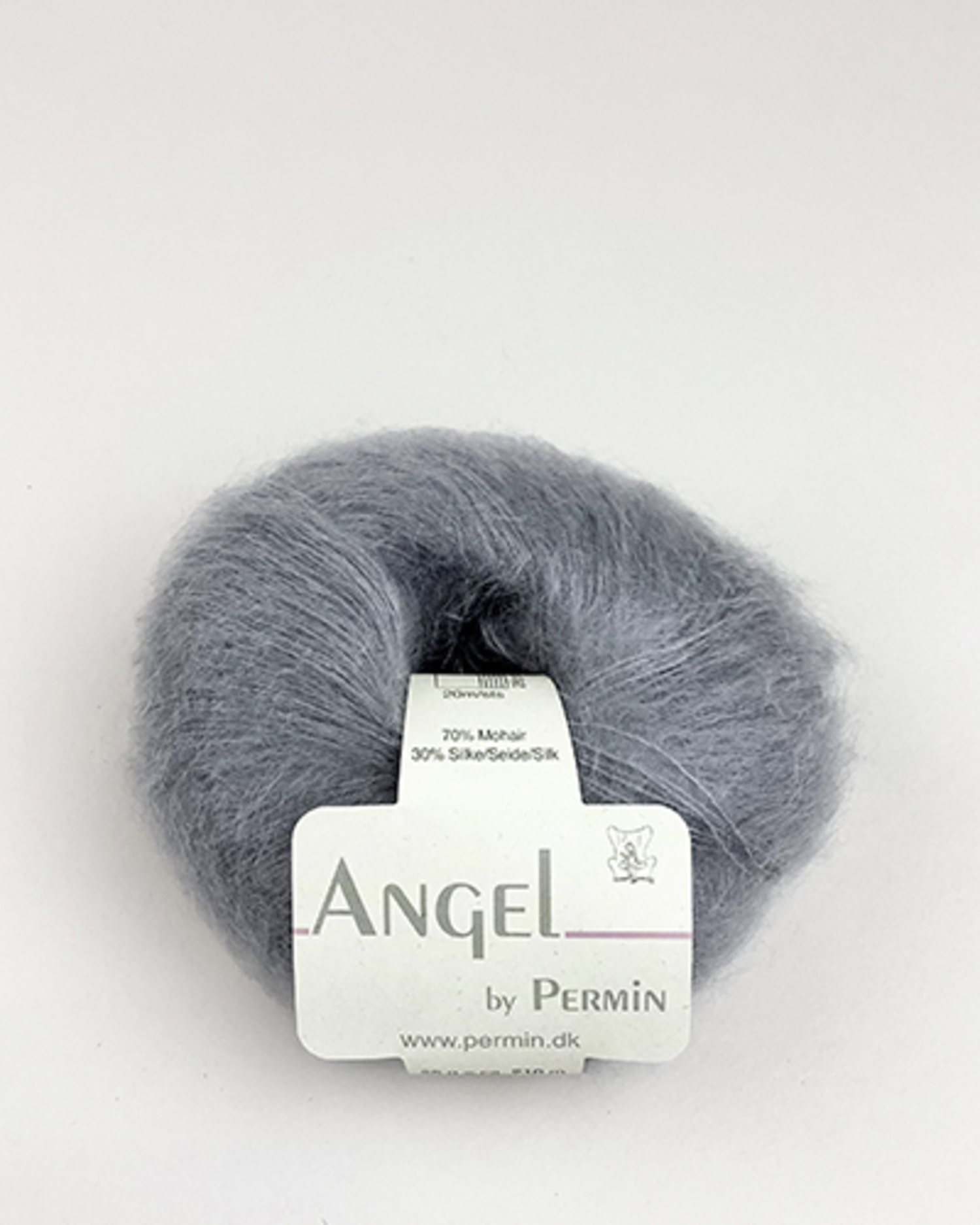 product-Angel Permin - Mohair og silkegarn - 8841108 Askegrå