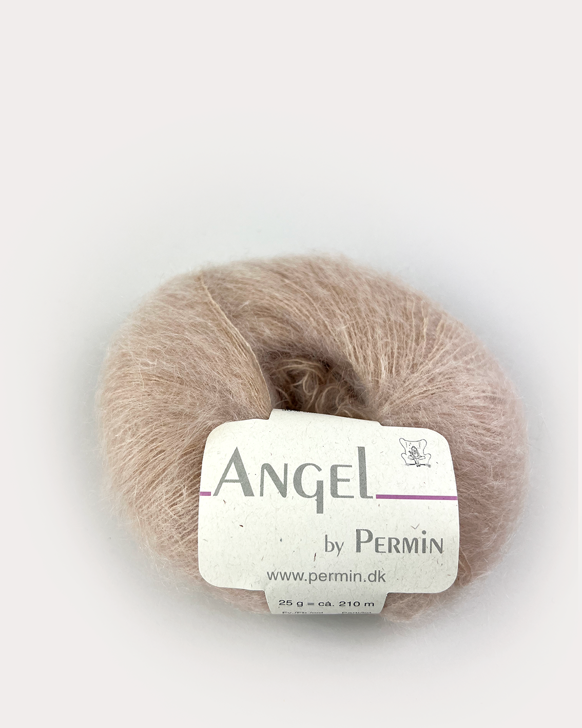 product-Angel Permin - Mohair og silkegarn - fv 884131 Pastel Puder