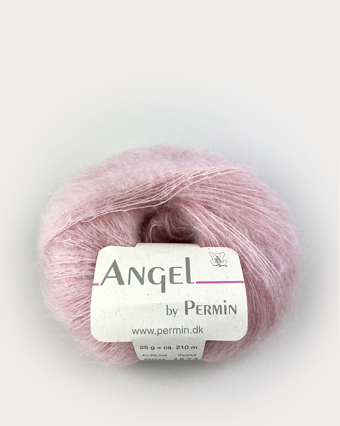 product-Angel Permin - Mohair og silkegarn -  884155 Sart rosa