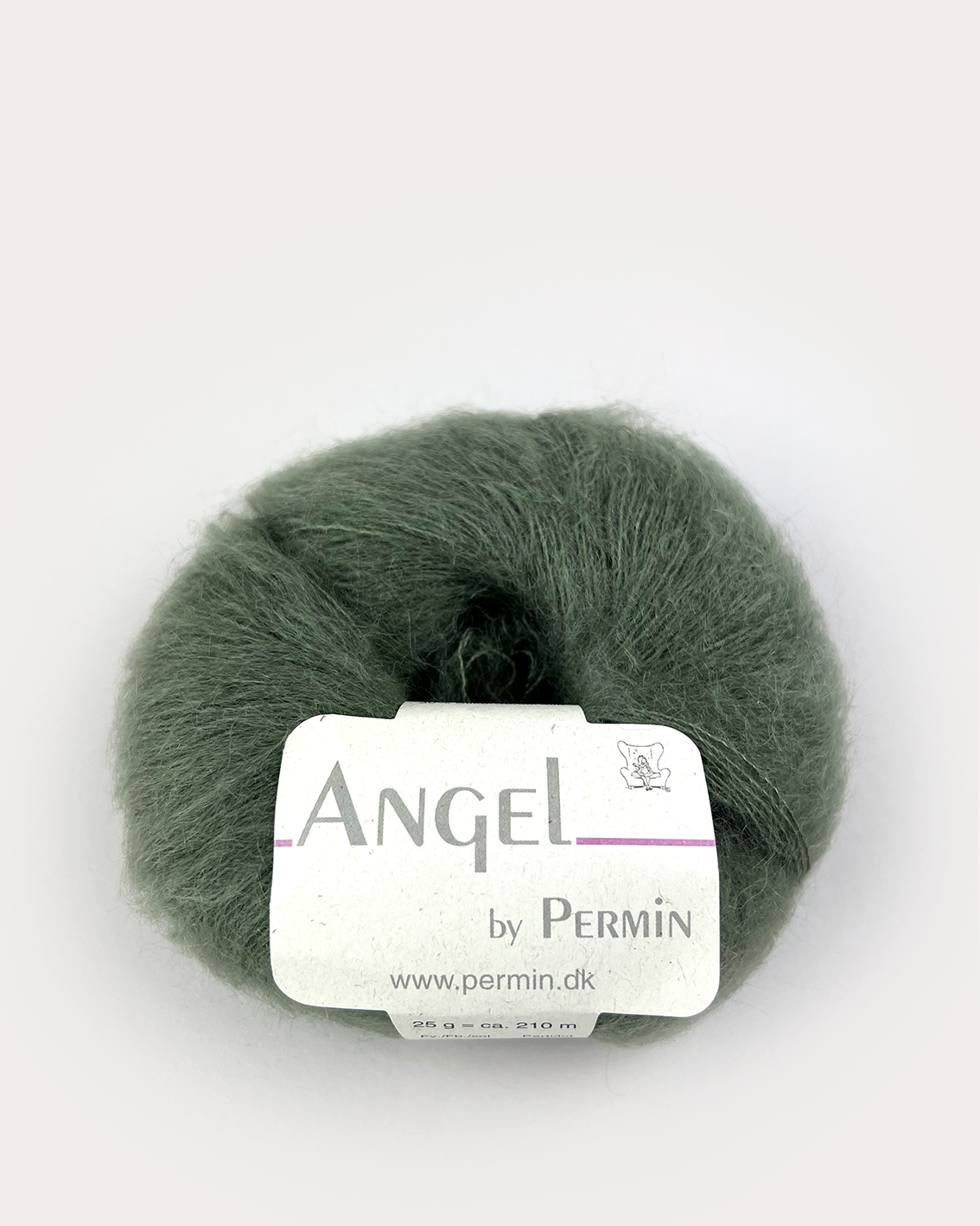 product-Angel Permin - Mohair og silkegarn -  884192 Army