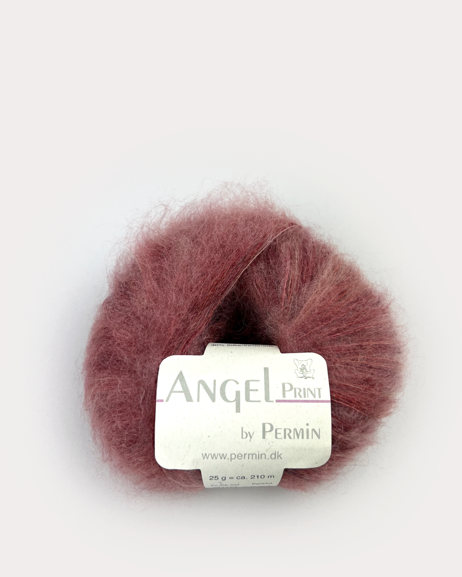 product-Angel Permin - Mohair og silkegarn -  884763 print Rosa toner