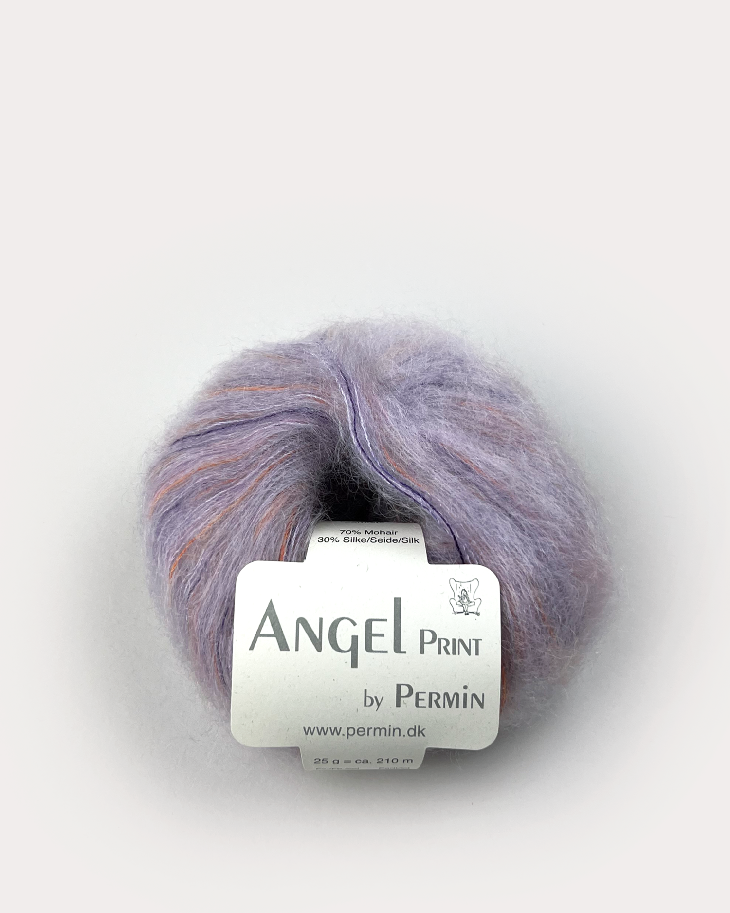 product-Angel Permin - Mohair og silkegarn -  884767 print Lavendel