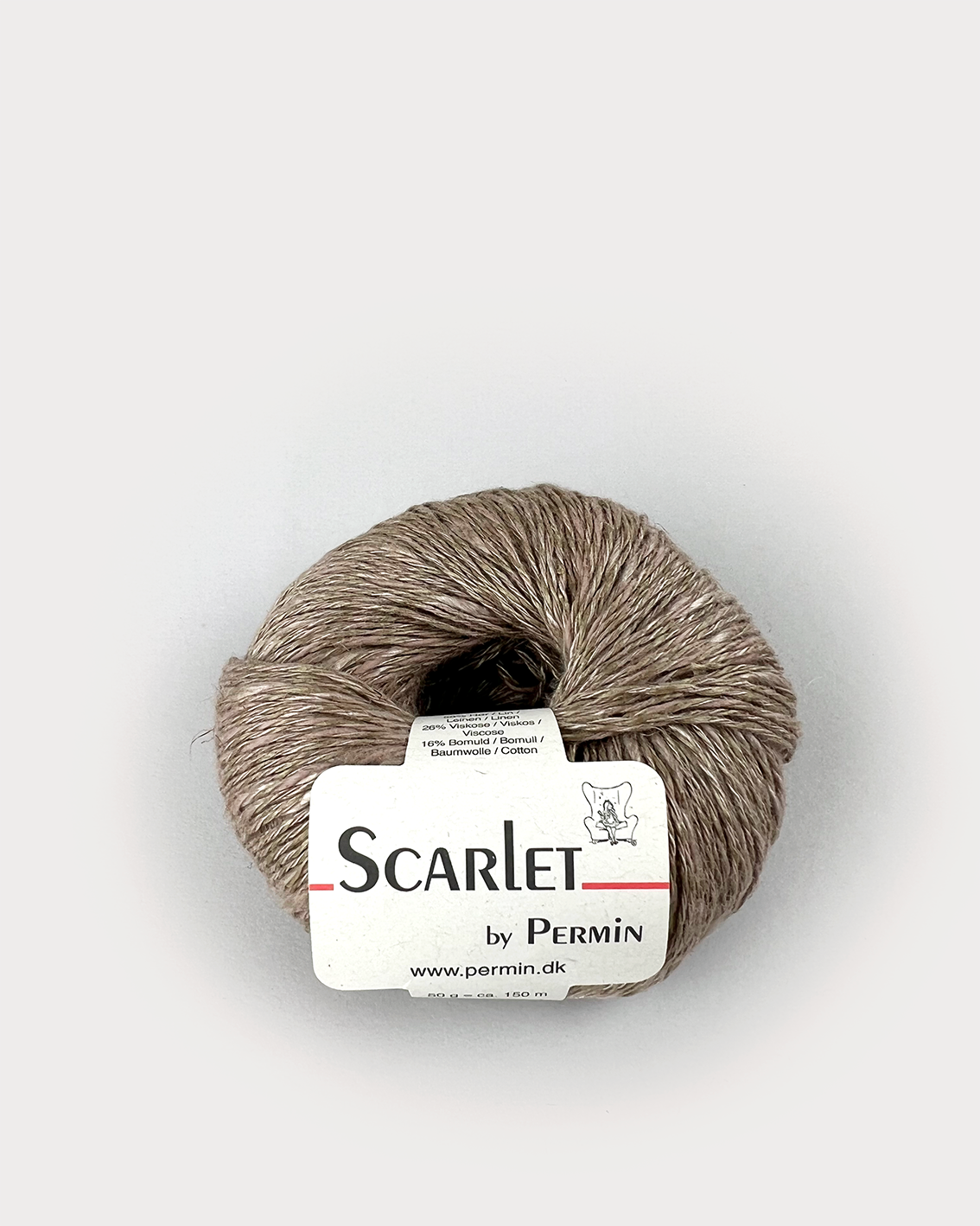 Scarlet Permin Hør garn fv 888033 Beige