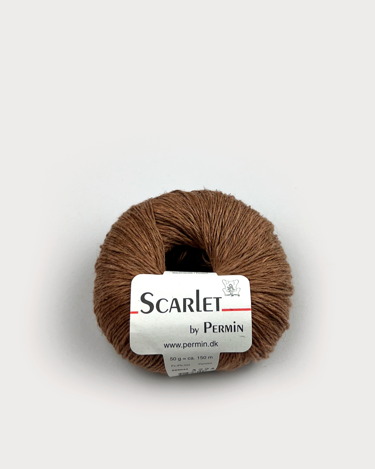 Scarlet Permin Hør garn fv 888045 Kobber