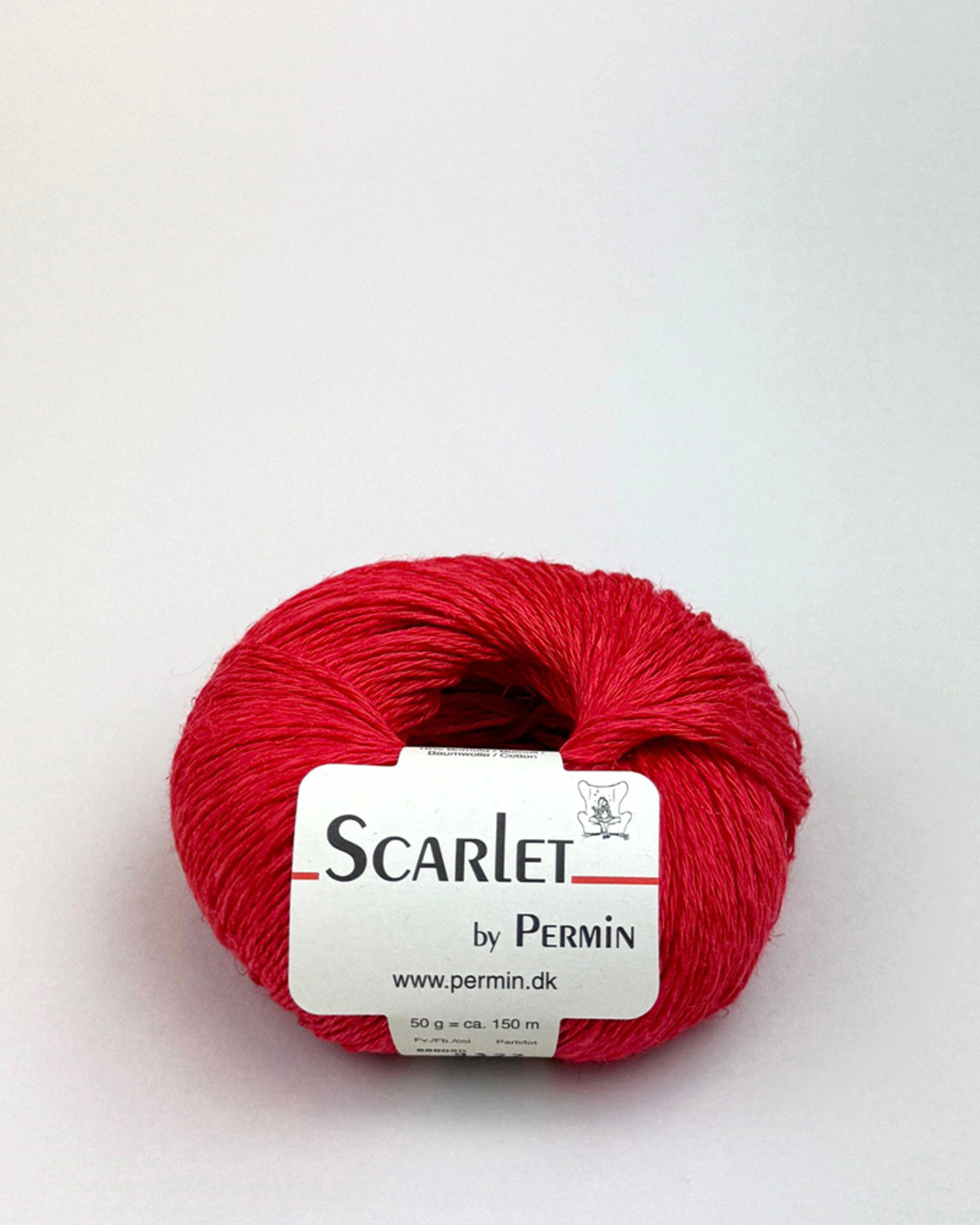 Scarlet Permin Hør garn fv 888050 Gojibær