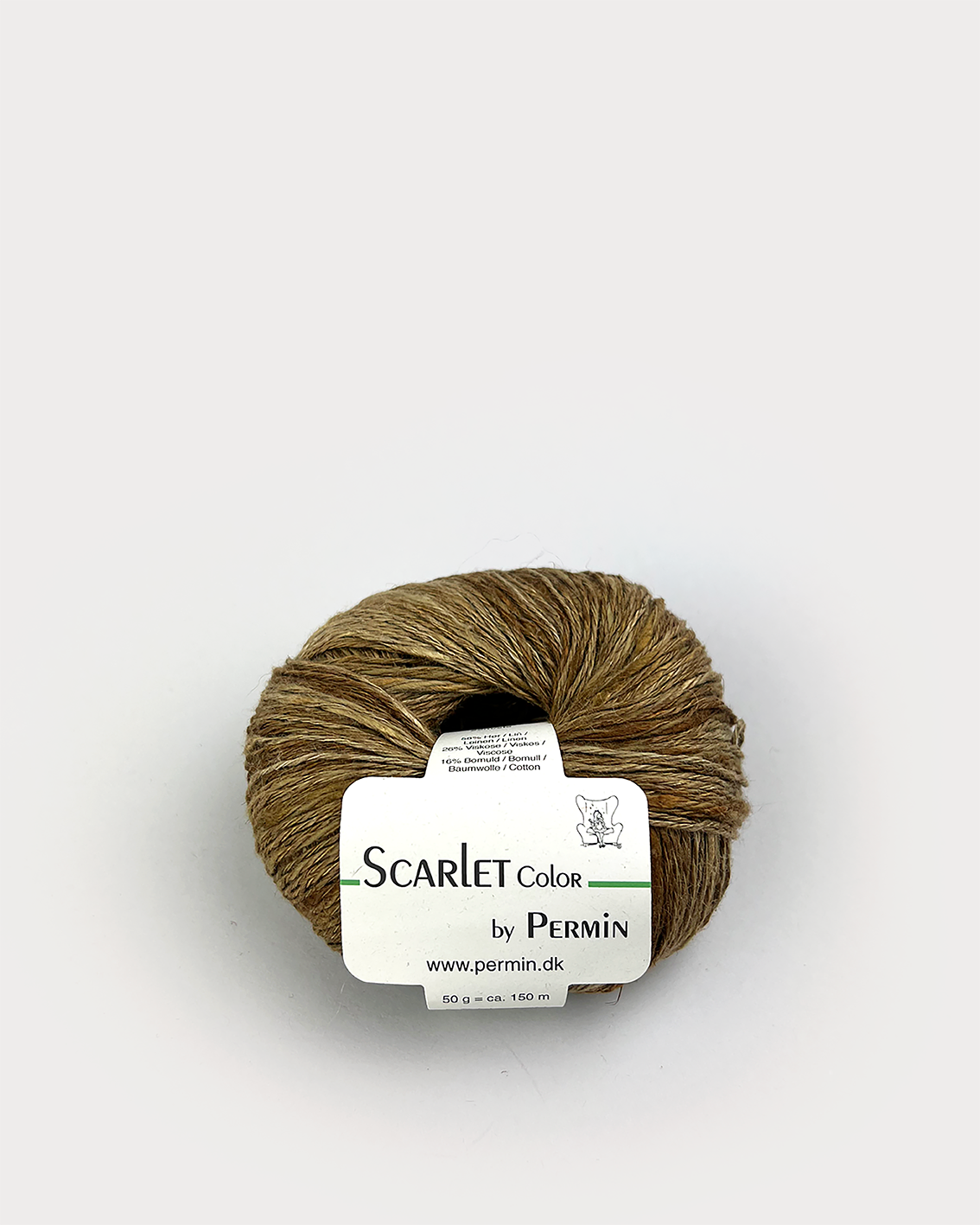 Scarlet Permin Hør garn fv 888271 Lime