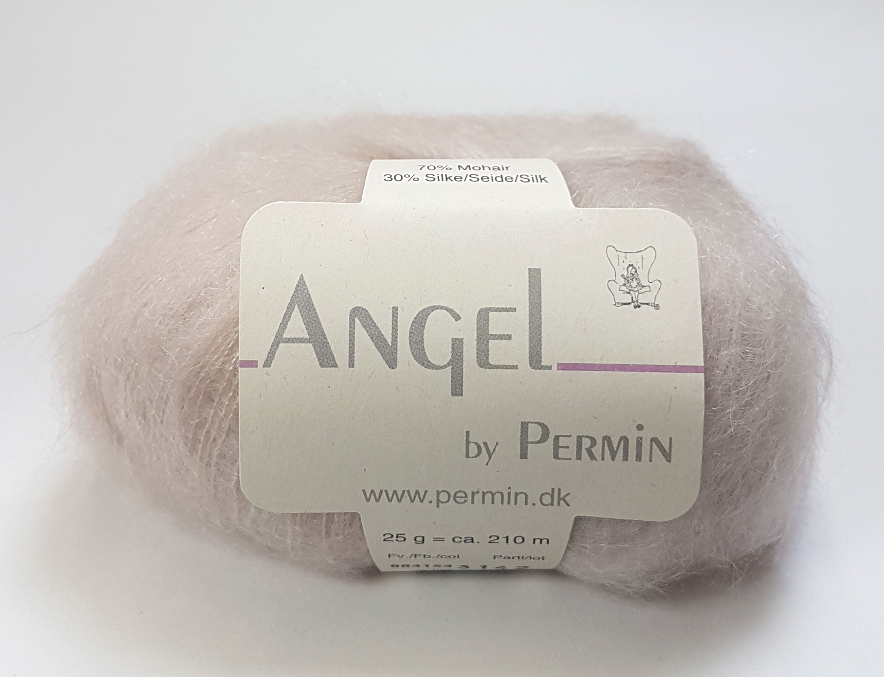 Angel Permin - Mohair og silkegarn -  884154 Sart Pudder