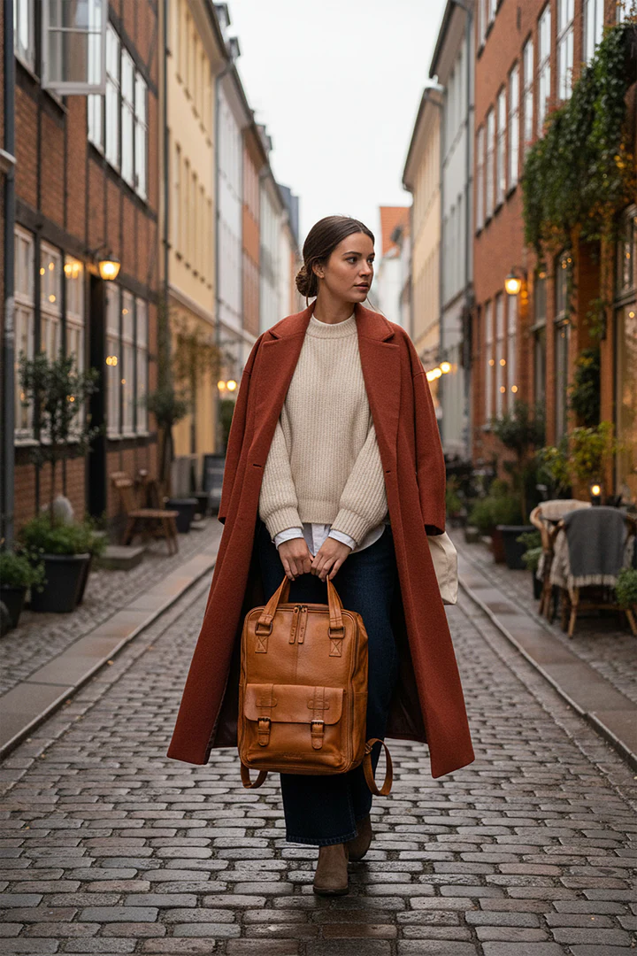 Georgina Rygsæk Whisky Farvet