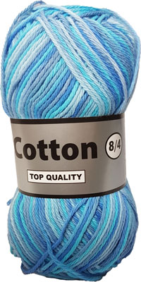 Cotton 8/4 - Flerfarvet Bomuldsgarn - Fv -623