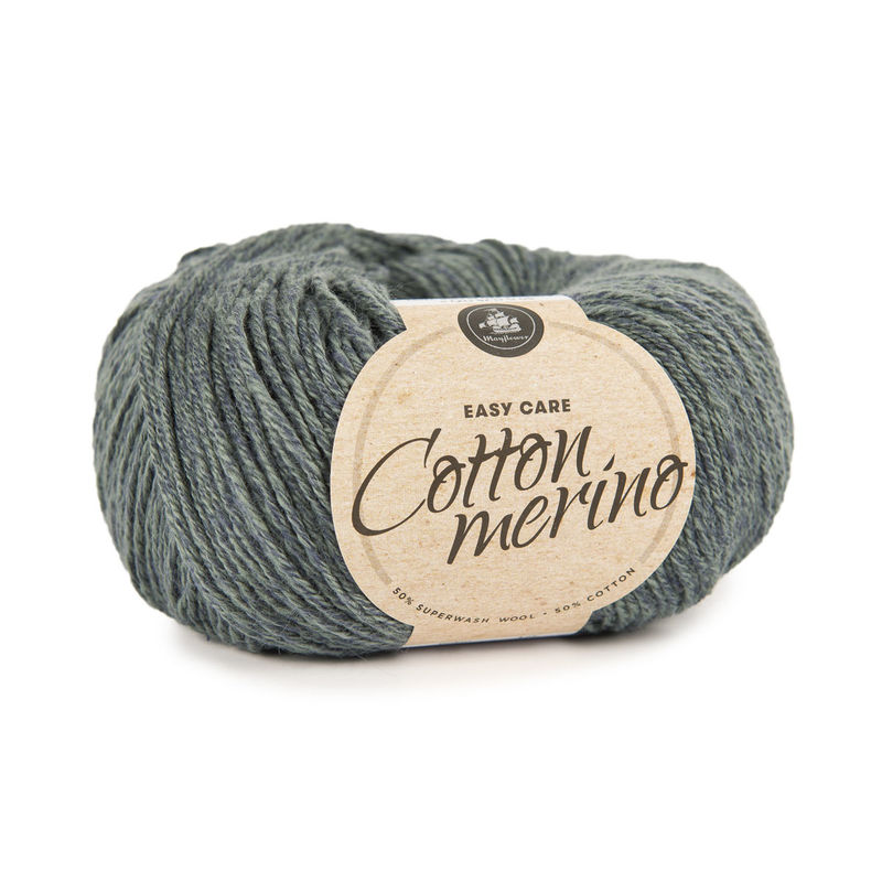 Mayflower Cotton Merino - Merinould & Bomuldsgarn - Fv 019 Mørk Aquamarine