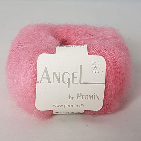 17: Angel Permin - Mohair og silkegarn -  884144 Pink