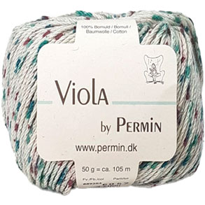 Viola Permin - Flerfarvet Bomuldsgarn - fv 889204