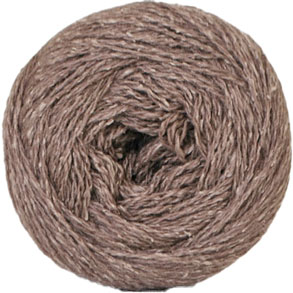 Hjertegarn Wool silk garn -  fv 3009 Mellem Brun